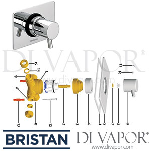 Bristan Prism Diverter 2 Outlets Spare Parts - BR DV 281